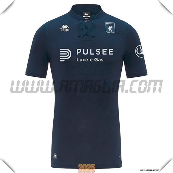 Nuovo Maglia da Genoa CFC Terzo Blu Marino 2025 2026