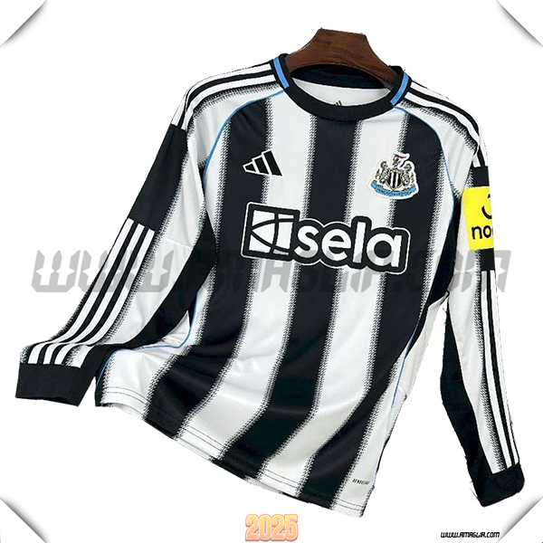 Prima Maglia Calcio Newcastle United 2025 2026 Nero/Bianco