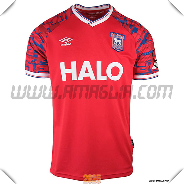 Nuovo Maglia da Ipswich Town Seconda Rosso 2025 2026