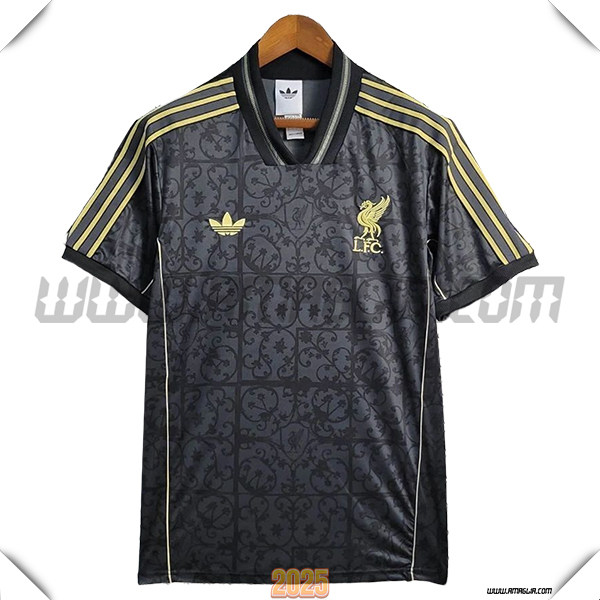 Maglia Calcio FC Liverpool Edizione Speciale Nero 2025 2026