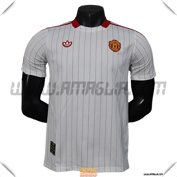 Maglia Calcio Manchester United Edizione Speciale Bianco 2025 2026