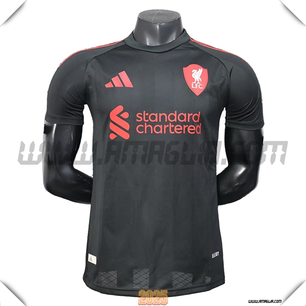 Maglia Calcio FC Liverpool Edizione Speciale Nero 2025 2026