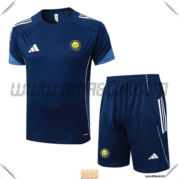 Kit Maglia Allenamento Al-Nassr FC Blu Reale 2025 2026