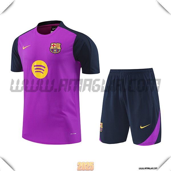 Kit Maglia Allenamento Real Madrid viola 2025 2026