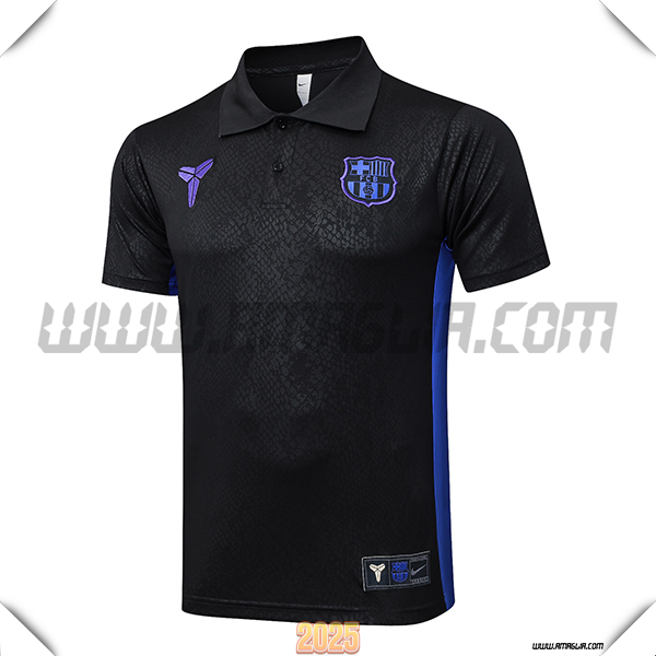 Maglia Polo FC Barcellona Nero/viola 2025 2026