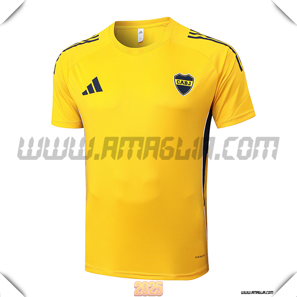T Shirt Allenamento Boca Juniors Giallo/Blu 2025 2026