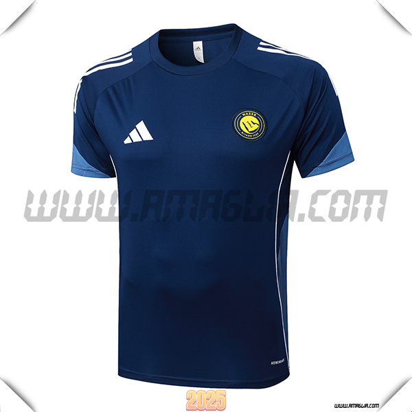 T Shirt Allenamento Al-Nassr FC Blu Reale 2025 2026