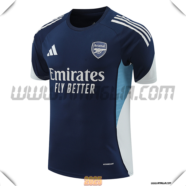T Shirt Allenamento Arsenal Blu Reale 2025 2026