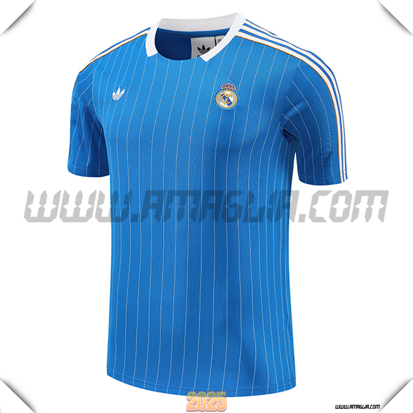 T Shirt Allenamento Real Madrid Blu 2025 2026 -04