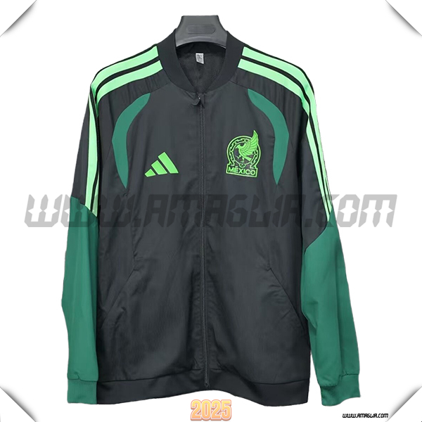 Giacca A Vento Messico Nero/Verde 2025 2026