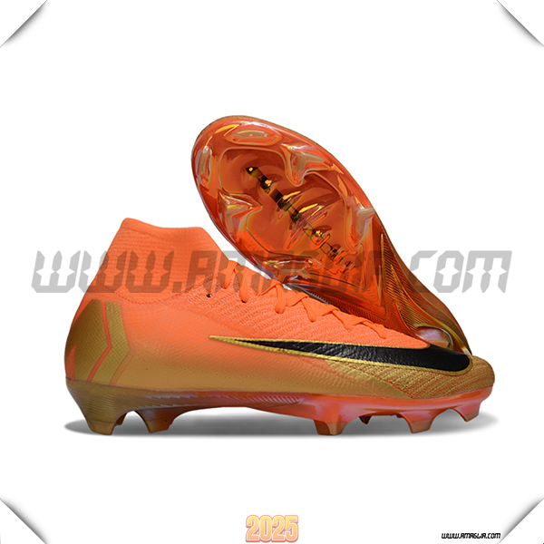 Nike Scarpe Da Calcio Air Zoom Mercurial Superfly IIX Elite FG Arancia/Nero