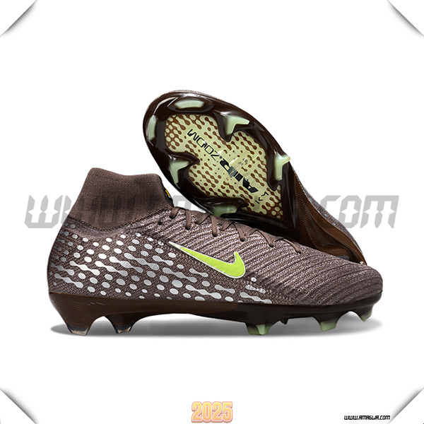 Nike Scarpe Da Calcio Air Zoom Mercurial Superfly IIX Elite FG Marrone/Verde