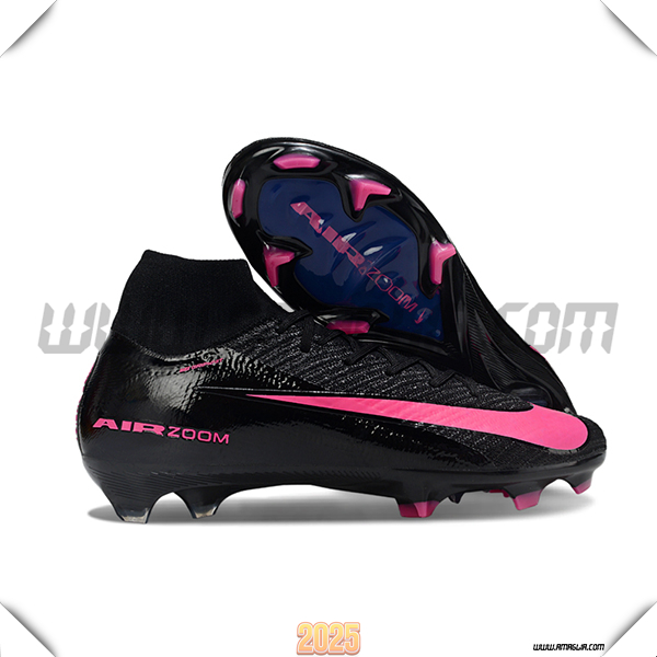 Nike Scarpe Da Calcio Air Zoom Mercurial Superfly IIX Elite FG Nero/Rosa
