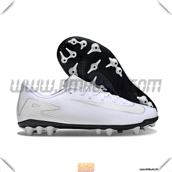 Nike Scarpe Da Calcio AIR ZOOM MERCURIAL VAPOR XVI ACADEMY X MBAPPE AG Bianco/Nero -02
