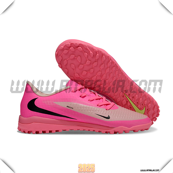 Nike Scarpe Da Calcio Phantom 6 Low Academy "Erling Haaland" Rosa/Nero