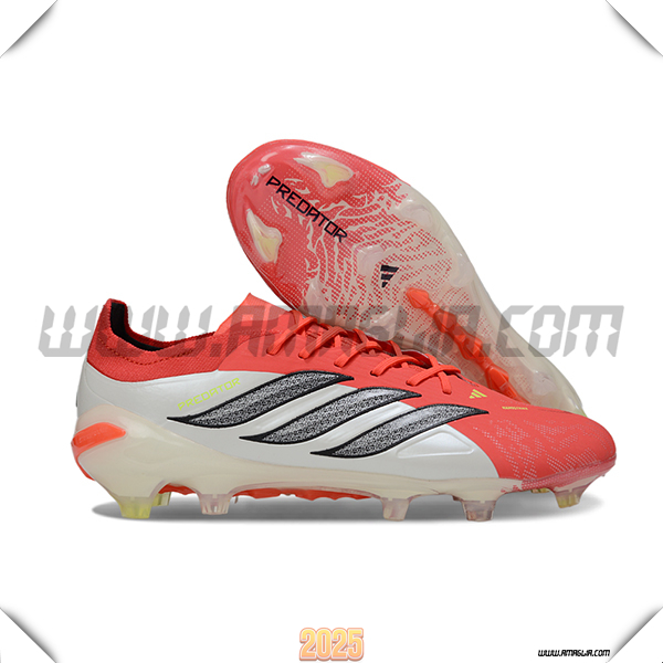 Adidas Scarpe Da Calcio 26 Predator Elite FG Beige/Arancia/Grigio