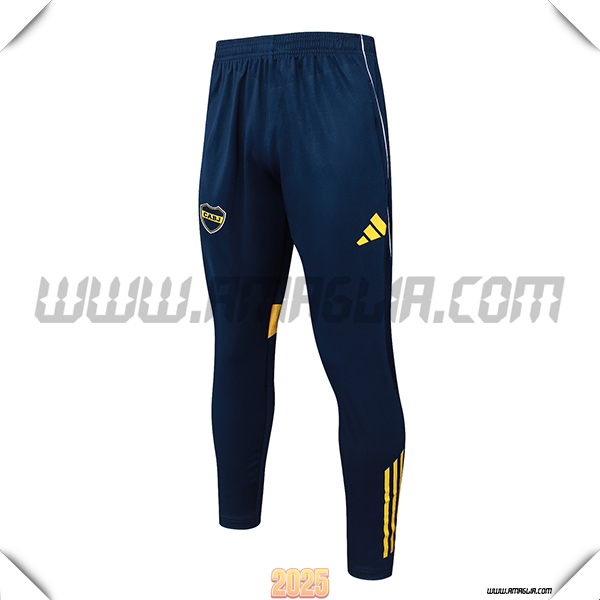 Pantaloni Allenamento Boca Juniors Blu/Giallo 2025 2026 -03