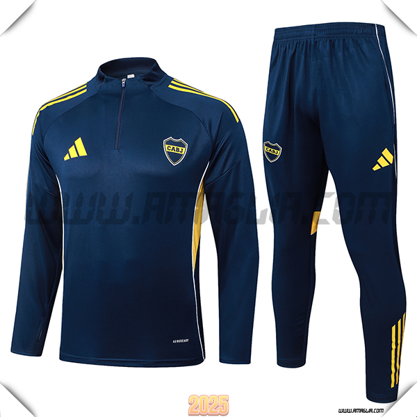 Tuta Calcio Boca Juniors Blu/Giallo 2025 2026 -02