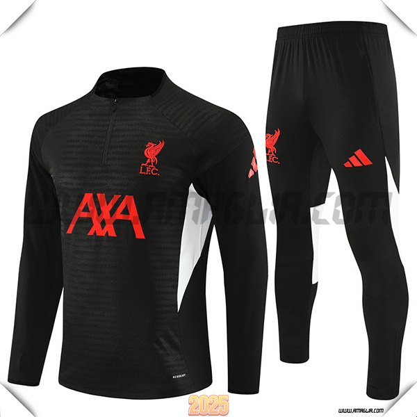 Tuta Calcio FC Liverpool Nero/Rosso/Bianco 2025 2026