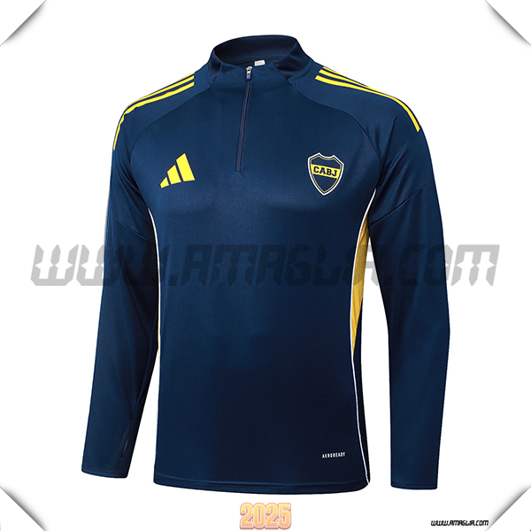 Felpa Allenamento Boca Juniors Blu/Giallo 2025 2026