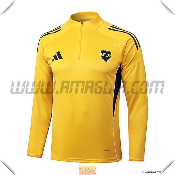 Felpa Allenamento Boca Juniors Giallo/Blu 2025 2026