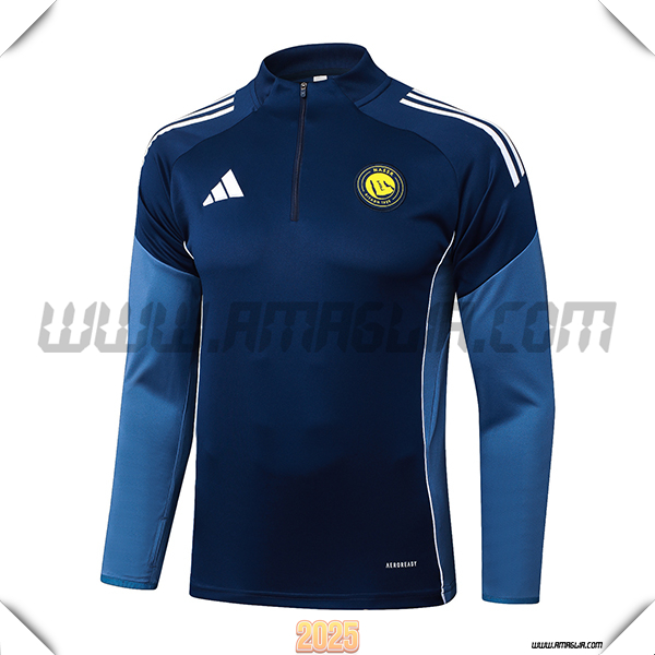 Felpa Allenamento Al-Nassr FC Blu Reale 2025 2026