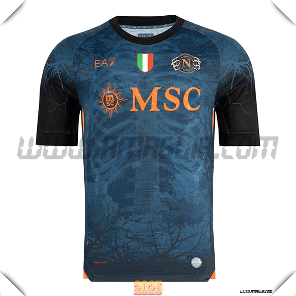 Nuovo Maglia da SSC Napoli Halloween Edition Blu 2025 2026