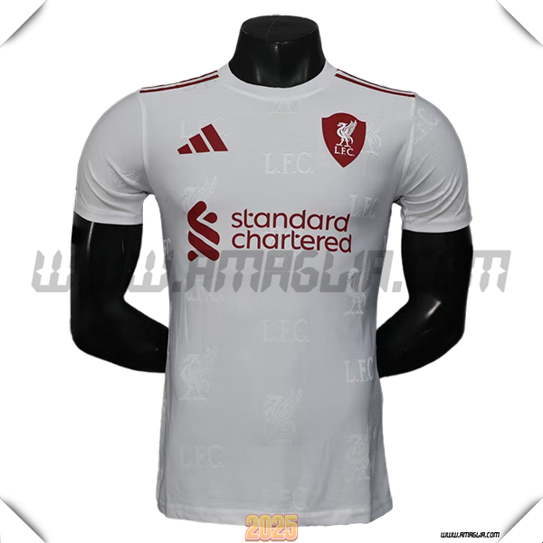 Maglia Calcio FC Liverpool Edizione Speciale Bianco 2025 2026