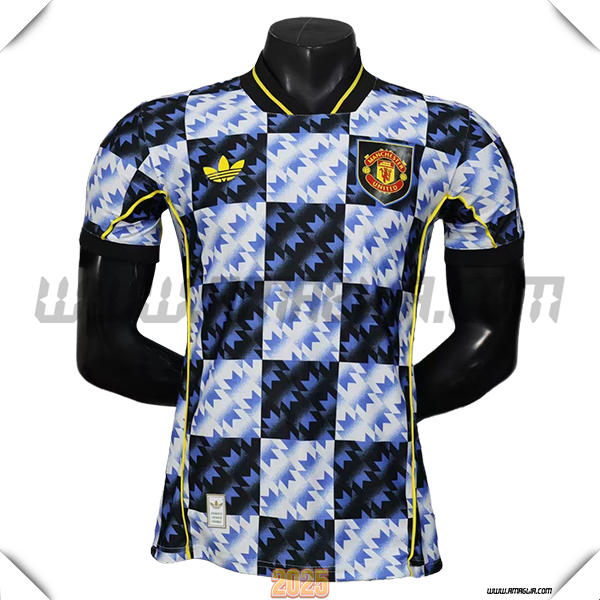 Maglia Calcio Manchester United Edizione Speciale Blu/Nero 2025 2026