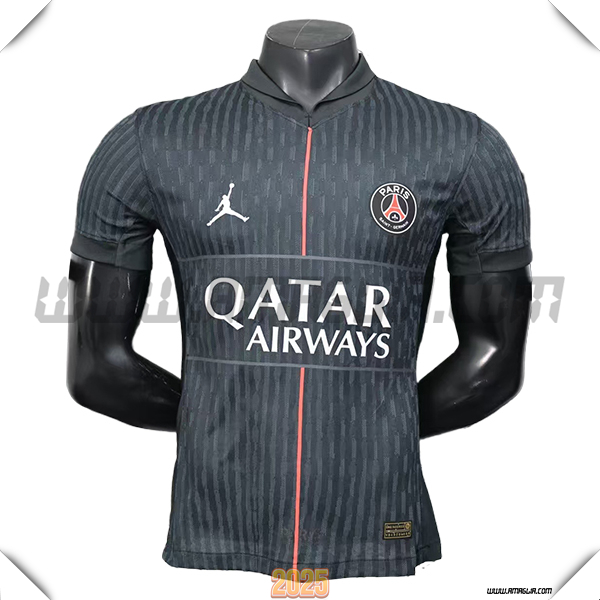 Maglia Calcio Paris PSG Quarto Nero 2025 2026