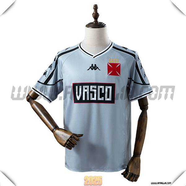 T Shirt Allenamento CR Vasco Da Gama Grigio/Nero 2025 2026