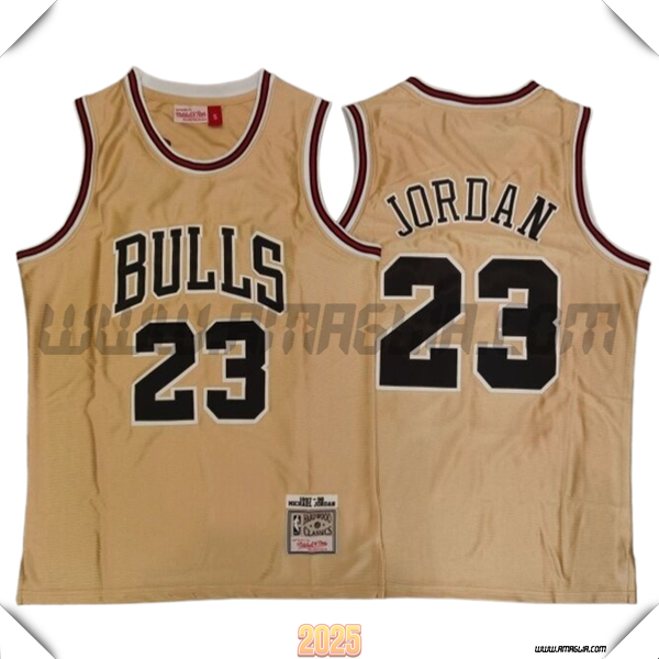 Maglia Chicago Bulls (JORDAN #23) 2025/26 Giallo/Nero