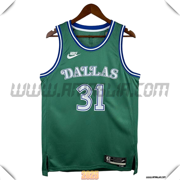 Maglia Dallas Mavericks (THOMPSON #31) 2025/26 Verde