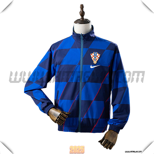 Giacca A Vento Croazia Blu 2025 2026
