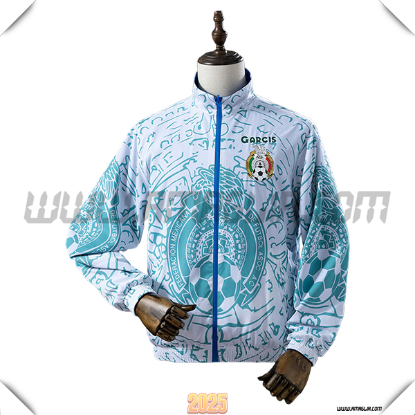 Giacca A Vento Messico Bianco/Verde 2025 2026