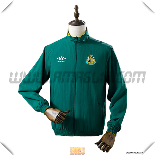Giacca A Vento Newcastle United Verde 2025 2026