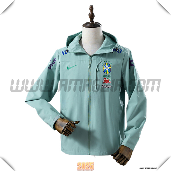 Giacca A Vento Brasile Verde 2025 2026