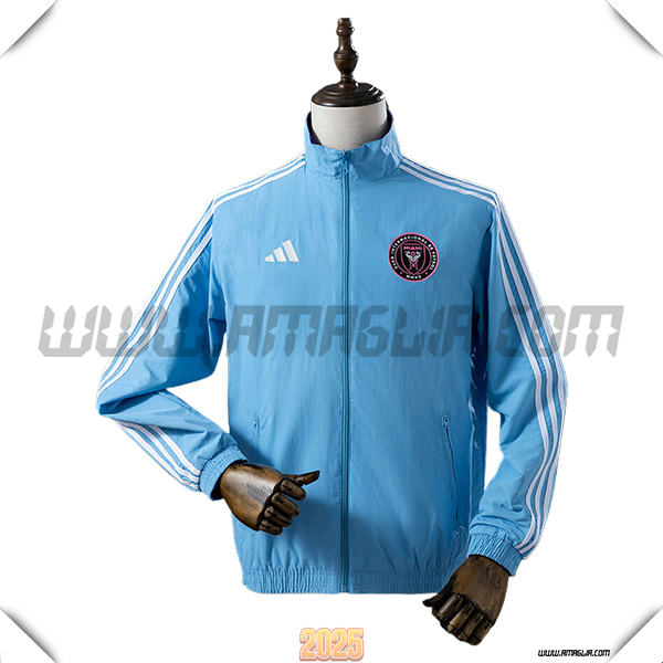 Giacca A Vento Inter Miami CF Azzurro 2025 2026