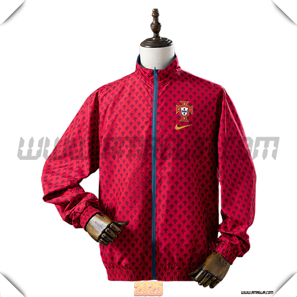 Giacca A Vento Portogallo Rosso 2025 2026