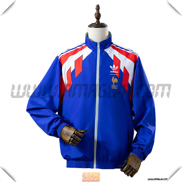 Giacca A Vento Francia Blu/Rosso/Bianco 2025 2026
