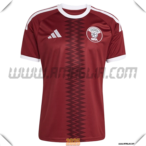 Nuovo Maglia Squadra Qatar Prima Rosso Mattone 2026/2027