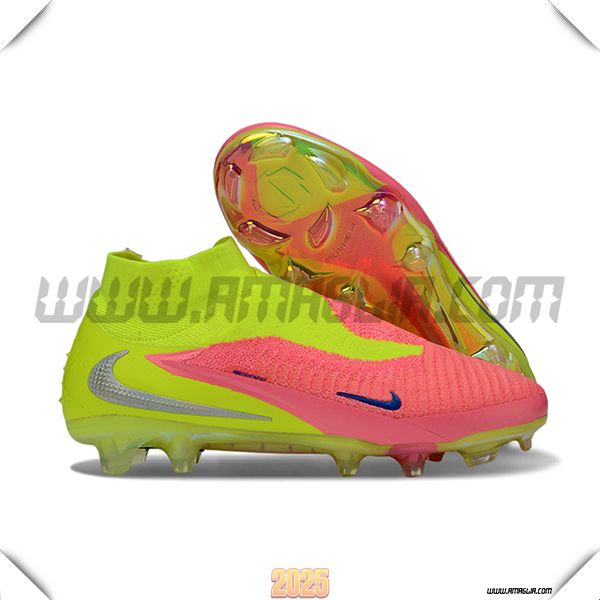 Nike Scarpe Da Calcio Phantom GX III Elite FG Rosa/Verde -02