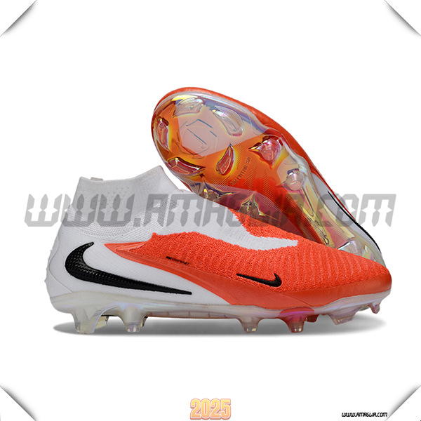 Nike Scarpe Da Calcio Phantom GX III Elite FG Bianco/Arancia/Nero
