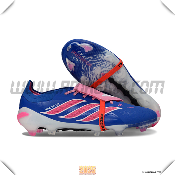 Adidas Scarpe Da Calcio 26 Predator Elite Tongue FG Blu/Rosa