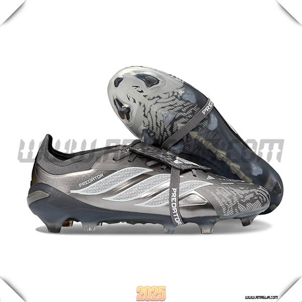 Adidas Scarpe Da Calcio 26 Predator Elite Tongue FG Grigio