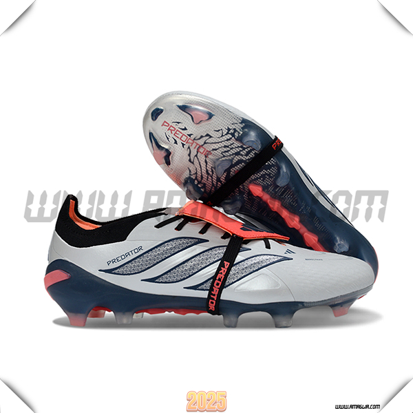 Adidas Scarpe Da Calcio 26 Predator Elite Tongue FG Grigio/Blu