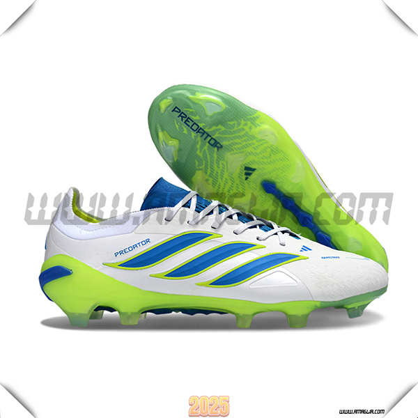 Adidas Scarpe Da Calcio 26 Predator Elite FG Bianco/Verde/Blu