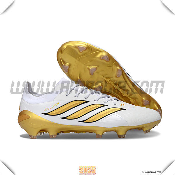 Adidas Scarpe Da Calcio 26 Predator Elite FG Bianco/Giallo