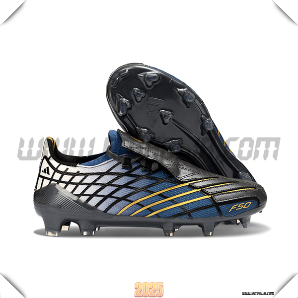 Adidas Scarpe Da Calcio F50 Elite FG Nero/Blu/Giallo