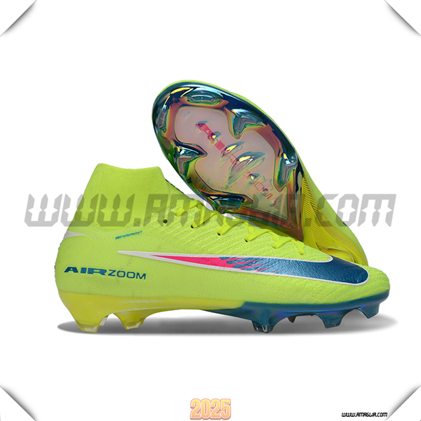 Nike Scarpe Da Calcio Air Zoom Mercurial Superfly IIX Elite FG Verde/Blu/Rosa